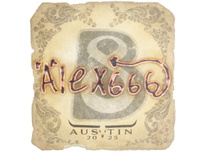 Sticker | alex666 | Austin 2025