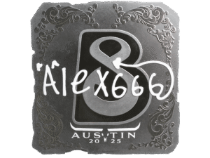 Sticker | alex666 (Foil) | Austin 2025