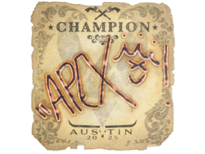 Sticker | apEX (Champion) | Austin 2025