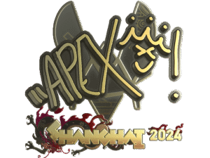 Sticker | apEX (Gold) | Shanghai 2024