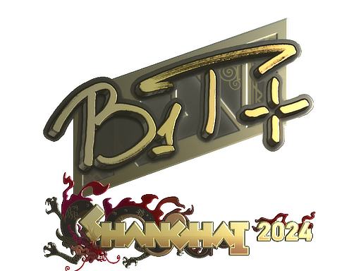 Sticker | b1t (Gold) | Shanghai 2024