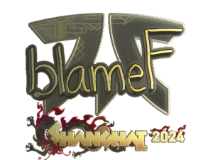 Sticker | blameF (Gold) | Shanghai 2024