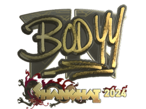 Sticker | bodyy (Gold) | Shanghai 2024