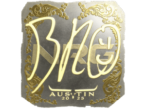 Sticker | br0 (Gold) | Austin 2025