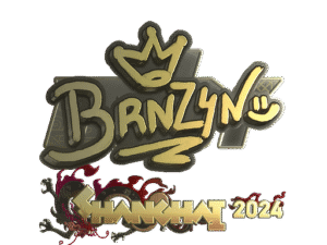 Sticker | brnz4n (Gold) | Shanghai 2024