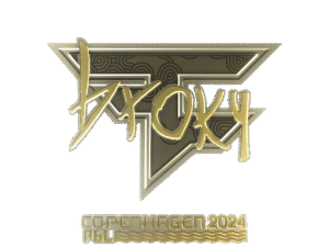 Sticker | broky (Gold) | Copenhagen 2024