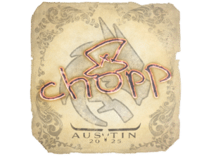 Sticker | chopper | Austin 2025