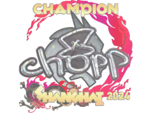 Sticker | chopper (Glitter, Champion) | Shanghai 2024