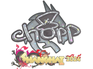 Sticker | chopper (Glitter) | Shanghai 2024