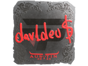 Sticker | dav1deuS (Foil) | Austin 2025
