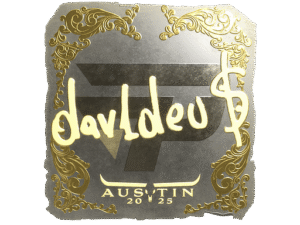 Sticker | dav1deuS (Gold) | Austin 2025