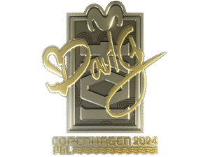 Sticker | dav1g (Gold) | Copenhagen 2024