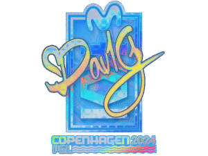 Sticker | dav1g (Holo) | Copenhagen 2024