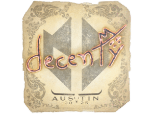 Sticker | decenty | Austin 2025