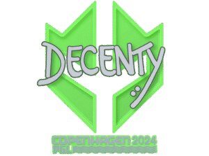 Sticker | decenty | Copenhagen 2024