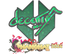 Sticker | decenty (Glitter) | Shanghai 2024