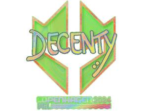 Sticker | decenty (Holo) | Copenhagen 2024