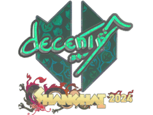 Sticker | decenty (Holo) | Shanghai 2024