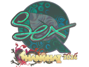 Sticker | dexter (Holo) | Shanghai 2024
