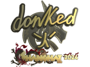 Sticker | donk (Gold) | Shanghai 2024