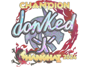 Sticker | donk (Holo, Champion) | Shanghai 2024