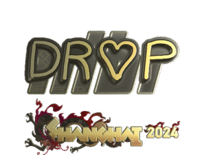 Sticker | drop (Gold) | Shanghai 2024