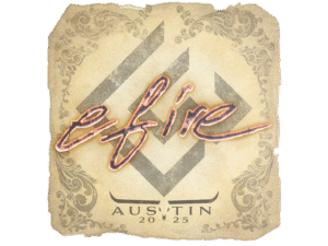 Sticker | efire | Austin 2025