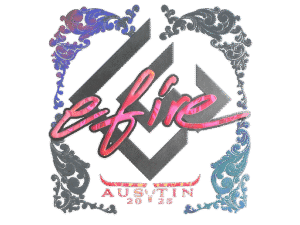 Sticker | efire (Holo) | Austin 2025