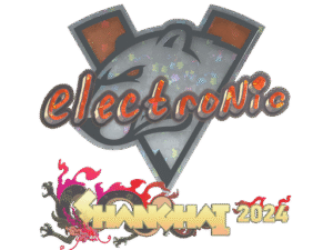 Sticker | electronic (Glitter) | Shanghai 2024