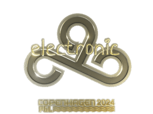 Sticker | electronic (Gold) | Copenhagen 2024