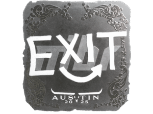 Sticker | exit (Foil) | Austin 2025