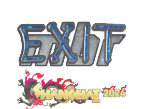 Sticker | exit (Glitter) | Shanghai 2024