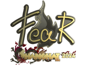 Sticker | fEAR (Gold) | Shanghai 2024