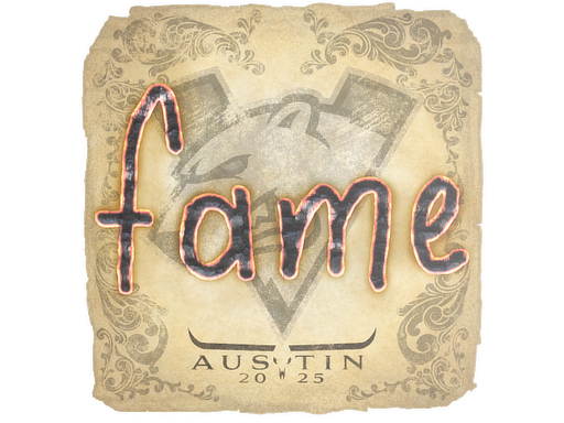 Sticker | fame | Austin 2025
