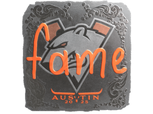 Sticker | fame (Foil) | Austin 2025