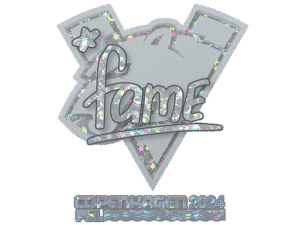 Sticker | fame (Glitter) | Copenhagen 2024