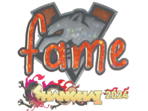 Sticker | fame (Glitter) | Shanghai 2024
