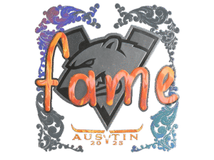 Sticker | fame (Holo) | Austin 2025
