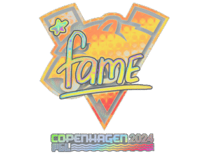 Sticker | fame (Holo) | Copenhagen 2024