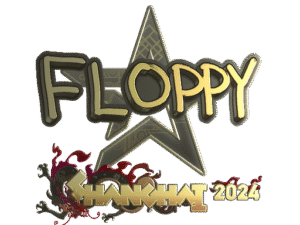 Sticker | floppy (Gold) | Shanghai 2024