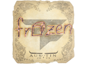 Sticker | frozen | Austin 2025