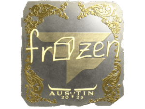 Sticker | frozen (Gold) | Austin 2025