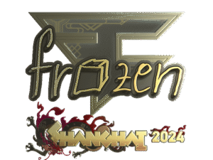 Sticker | frozen (Gold) | Shanghai 2024