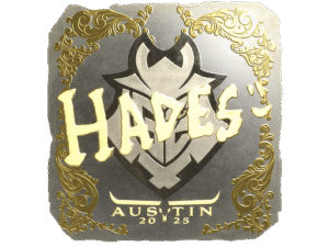 Sticker | hades (Gold) | Austin 2025