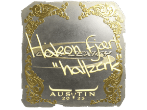 Sticker | hallzerk (Gold) | Austin 2025