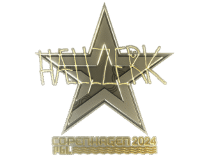 Sticker | hallzerk (Gold) | Copenhagen 2024