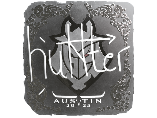 Sticker | huNter- (Foil) | Austin 2025