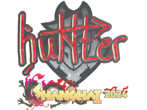 Sticker | huNter- (Glitter) | Shanghai 2024