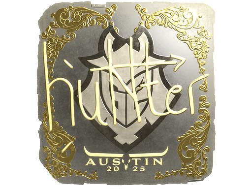 Sticker | huNter- (Gold) | Austin 2025
