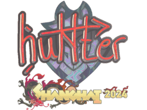 Sticker | huNter- (Holo) | Shanghai 2024